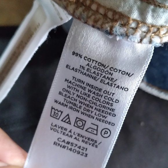 LOFT The High Waist Cut Off denim shorts, size 26/2 - Picture 6 of 8